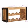 Borágas barna 80 x 45 x 33 cm tömör durva mangófában