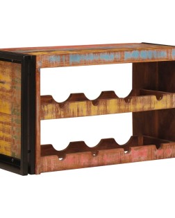 Borágas barna 80 x 45 x 33 cm szilárd újrahasznosított fa