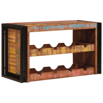 Borágas barna 80 x 45 x 33 cm szilárd újrahasznosított fa