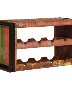 Borágas barna 80 x 45 x 33 cm szilárd újrahasznosított fa