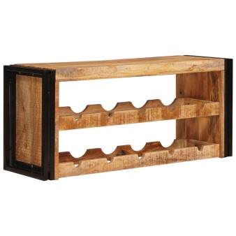 Borágas barna 100 x 45 x 33 cm tömör durva mangófában
