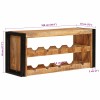 Borágas barna 100 x 45 x 33 cm tömör durva mangófában