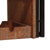 Borágas barna 100 x 45 x 33 cm szilárd újrahasznosított fa