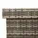 Szürke polyrattan kerti tárolóláda kerekekkel 160x55x75 cm
