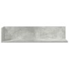2 db betonszürke szerelt fa fali polc 75 x 16,5 x 16,5 cm