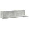 2 db betonszürke szerelt fa fali polc 75 x 16,5 x 16,5 cm