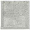 2 db betonszürke szerelt fa fali polc 75 x 16,5 x 16,5 cm