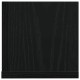 2 db fekete szerelt fa fali polc 100 x 16,5 x 16,5 cm
