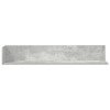 2 db betonszürke szerelt fa fali polc 100 x 16,5 x 16,5 cm