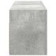 Betonszürke szerelt fa fali fürdőszobaszekrény 80 x 25 x 30 cm