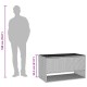 Barna polyrattan kültéri párna doboz 100x55x55,5 cm
