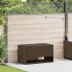 Barna polyrattan kültéri párna doboz 100x55x55,5 cm