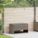 Szürke polyrattan kültéri párna doboz 100x55x55,5 cm