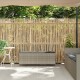 Világosszürke polyrattan kerti pad párnával 110x30x40,5 cm
