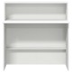 Recepciós pult fehér 100x50x103,5 cm szerelt fa