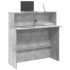 Recepciós pult betonszürke 100x50x103,5 cm szerelt fa