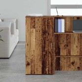 Tároló szekrény antik fa 50x45x103,5 cm szerelt fa Tároló szekrény antik fa 50x45x103,5 cm szerelt fa