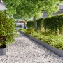 10 db antracit hidegen hengerelt acél gyepszegélyek 20x103 cm