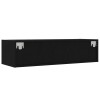 Tv szekrény led világítással fekete tölgy 100x35,5x25 cm