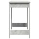 Betonszürke forgácslap íróasztal 100x45x75 cm
