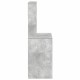 Betonszürke szerelt fa íróasztal polcokkal 100x45x140 cm