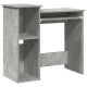 Betonszürke forgácslap íróasztal polcokkal 84x40x78 cm