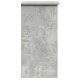 Betonszürke forgácslap íróasztal polcokkal 84x40x78 cm