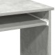 Betonszürke forgácslap íróasztal polcokkal 84x40x78 cm