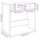 Betonszürke forgácslap íróasztal 80 x 40 x 75 cm