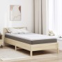 Matrac topper fehér 100 x 200 cm kötött anyag