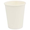1000 db papír kávéscsészék fedővel 8oz 200ml