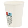 1000 db papír kávéscsészék fedővel 8oz 200ml