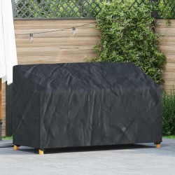 Kerti pad borító fekete 165 x 70 x 65 / 94 cm 600d szövet