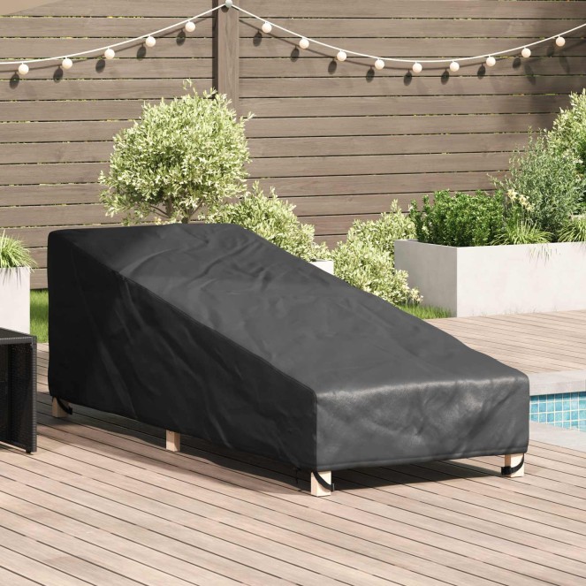 Kültéri bútor takaró fekete 195 x 76 x 82 cm 420d oxford szövet