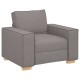 Bézs szövet kanapéfotel 60 cm Bézs szövet kanapéfotel 60 cm