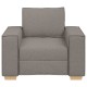 Bézs szövet kanapéfotel 60 cm Bézs szövet kanapéfotel 60 cm