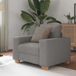 Tópszínű szövet kanapéfotel 59 cm