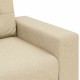 Krémszínű szövet kanapéfotel 59 cm Krémszínű szövet kanapéfotel 59 cm