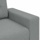 Világosszürke szövet loveseat kanapé 120 cm