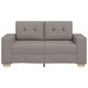 Tópszínű szövet loveseat kanapé 120 cm