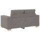 Tópszínű szövet loveseat kanapé 120 cm