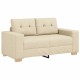 Krém szövet loveseat kanapé 120 cm