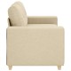 Krém szövet loveseat kanapé 120 cm