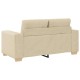 Krém szövet loveseat kanapé 120 cm