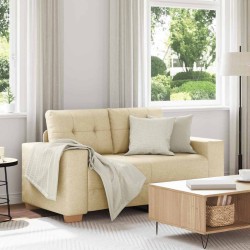 Krém szövet loveseat kanapé 120 cm