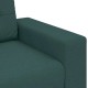 Sötétzöld szövet loveseat kanapé 140 cm