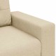Krém szövet loveseat kanapé 140 cm