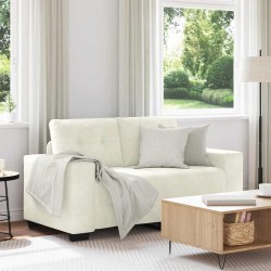 Krém bársony loveseat kanapé 120 cm