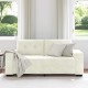 Krém bársony loveseat kanapé 140 cm