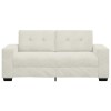 Krém bársony loveseat kanapé 180x77x82 cm